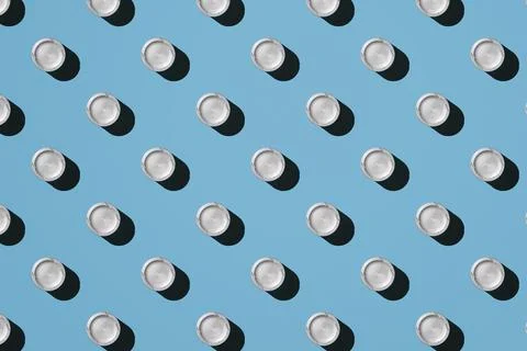 Car piston pattern on blue background. Car service and maintenance concept Foto stock