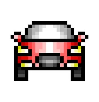 Car pixel Icon Ilustración de archivo