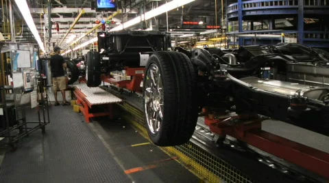Car Plant 5 Stock Footage 291798