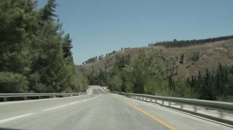 Car point of view fast motion Stock Footage 21629175