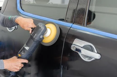 Car polish machine Stock Photos
