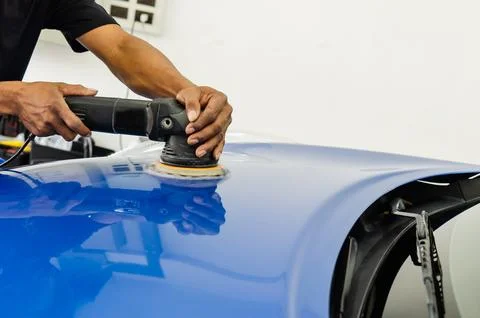 Car polish machine Stock Photos