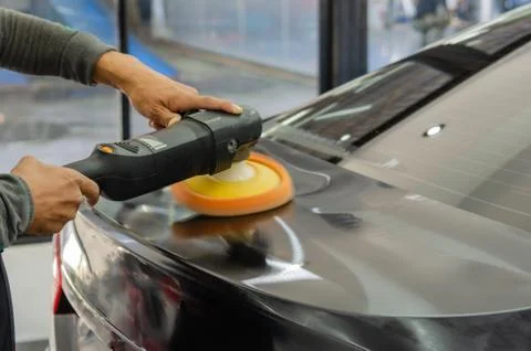 Car polish Stock Photos