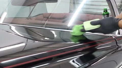 Car polished car Stock Footage 94100379