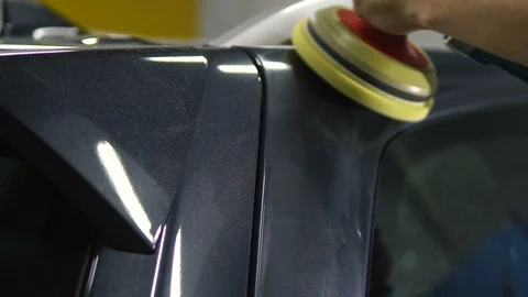 Car polishing closeup. Stock Footage 90062970