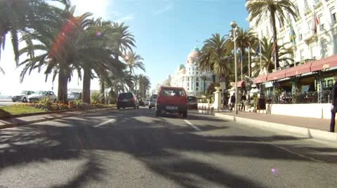 Car POV of Nice Video stock 10790832