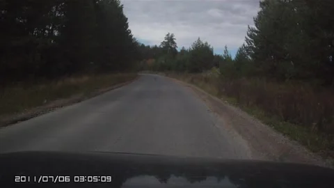 Car Pulls Out In Front Of Passing Motorcycle - 01 Jan 1970 Stock Footage 205363954