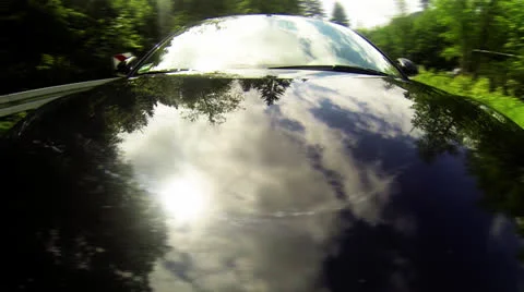 Car race Stock Footage 24756403