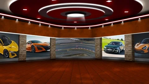 Car Racing-04-Virtual Green Screen Background Loop Stock Footage 157116500