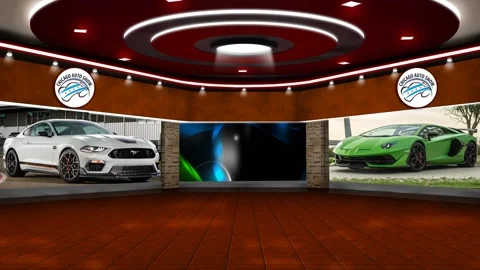 Car Racing-07-Virtual Green Screen Background Loop Stock Footage 156662598