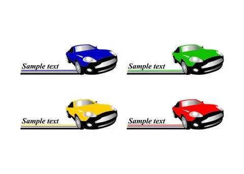Car racing auto logo Stock Illustration