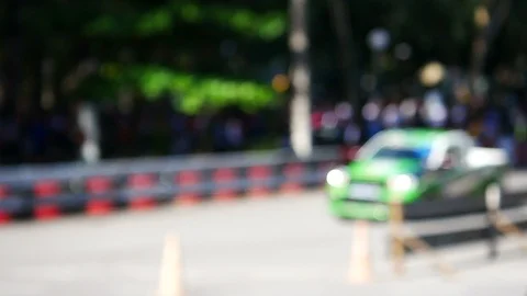 Car racing Stock Footage 95559216