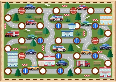 Car Racing. Stock Illustration