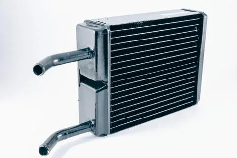 Car radiator heater isolated on white background. car parts Stock Photos