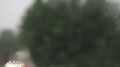 The car in the rain Stock Footage 63594321