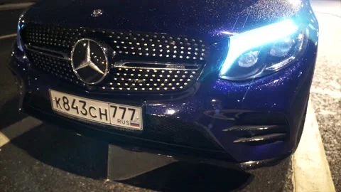 Car in the rain. Stock Footage 150106561