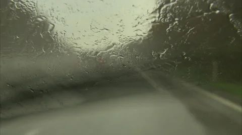 Car, rain, wiper 스톡 동영상 46369426