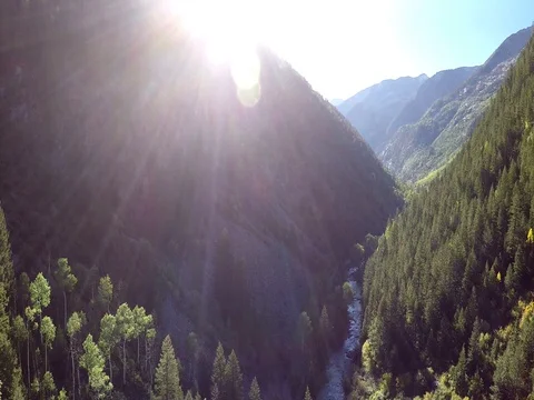 Car rambling in the mountains Stock Footage 75780267
