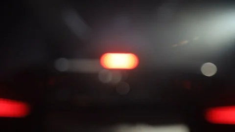 Car rear light Lexus es Stock Footage