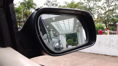 Car rearview Stock Footage 309951153