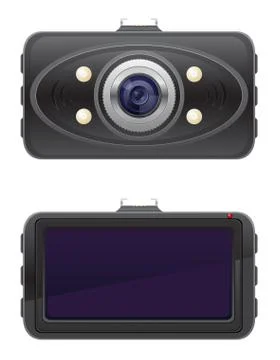 Car recorder vector illustration Stock Illustration