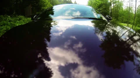 Car refletion Video stock 24756110