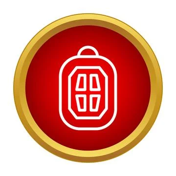 Car remote control unlocking vehicle security system icon Stock Illustration