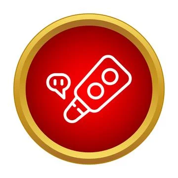 Car remote key locking system icon 스톡 일러스트