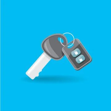 Car rent concept vector flat icon Stock Illustration