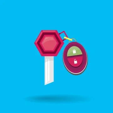 Car rent concept vector flat icon Illustrazione stock