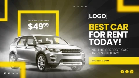 Car Rental Promo Stock After Effects