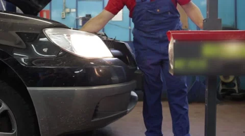 Car Repair Stock Footage 45860780