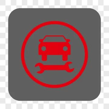 Car Repair Interface Toolbar Button Stock Illustration