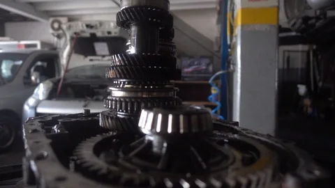 Car Repair Workshop Stock Footage 106553681