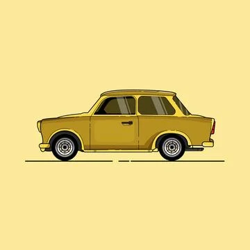 Car Retro Stock-Illustration