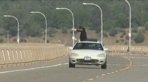 Car ride 1 Stock Footage 378394