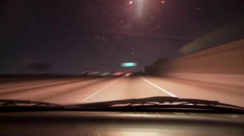 Car ride in to LA on LSD 動画素材 934161