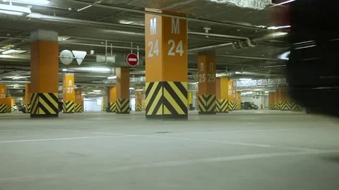 Car rides past the camera Stock Footage 78551939