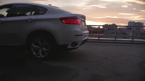 Car is riding out 스톡 동영상 82792591