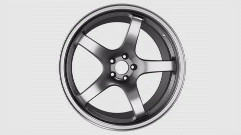 Car Rim Stock Footage 254602845