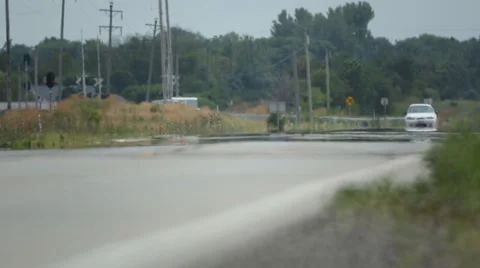 Car on the road Stock Footage 36752236