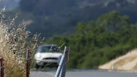 Car on the road Stock Footage 50120593