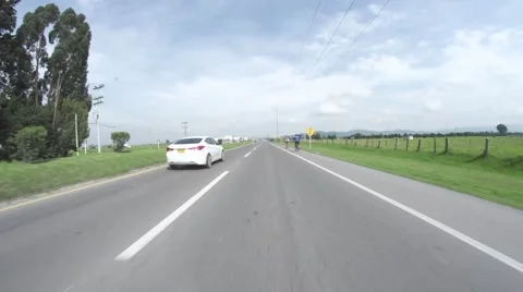 Car by the road to Stock Footage 65338133