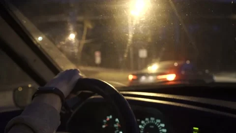 The car is on the road. Stock Footage 150107646