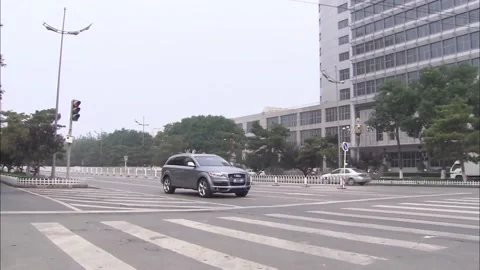 The car on the road Video stock 235279972