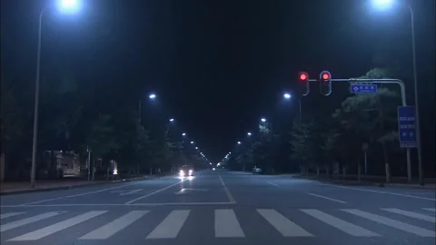 The car on the road Stock Footage 235280002