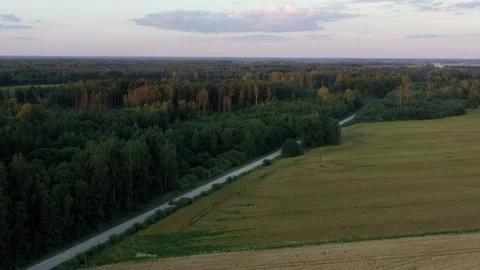 Car on Road Stock Footage 248909313