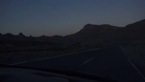 Car On The Road Moving Stock Footage 71914865