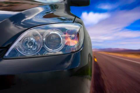 Car on the road Stock Photos
