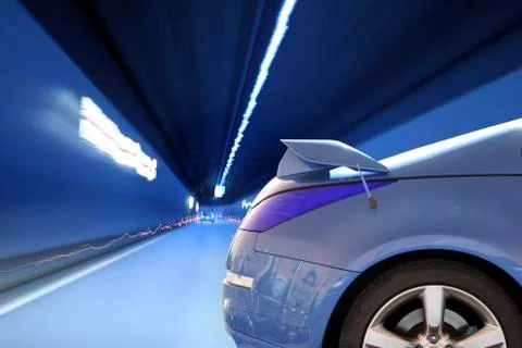 Car on the road Stock Photos